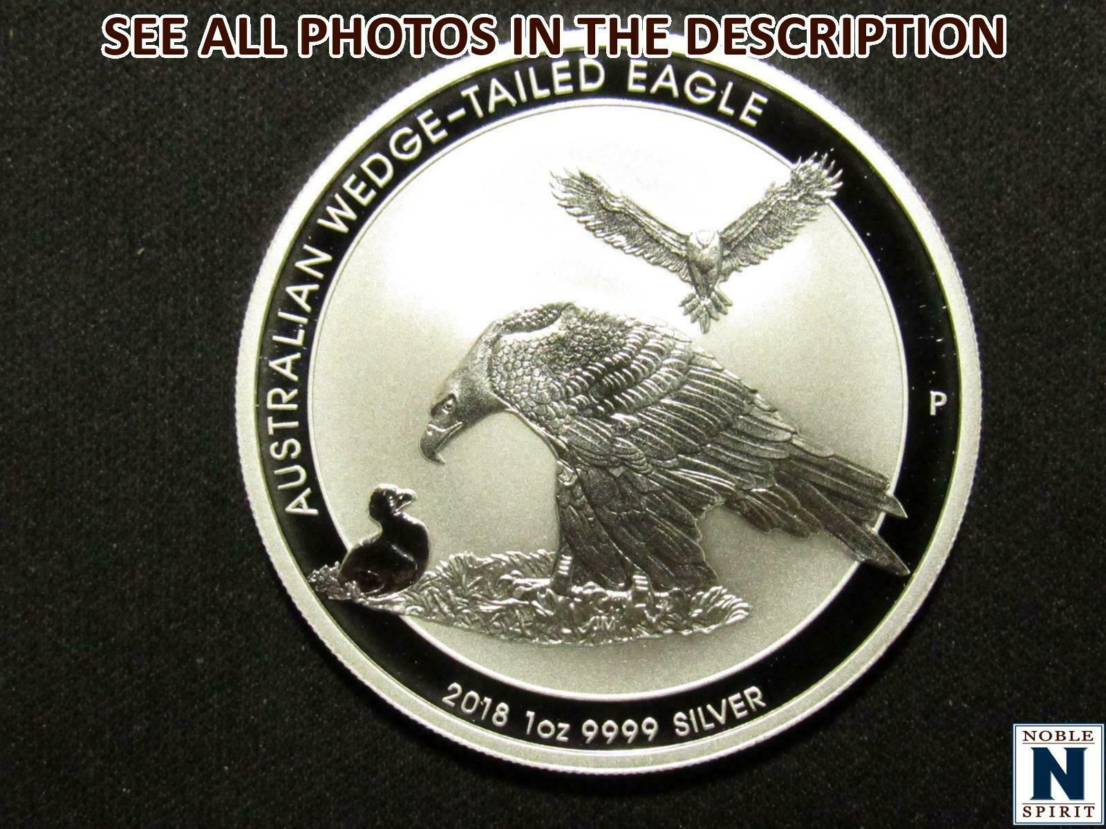Noblespirit*(nc) 2018 Australia Wedge-tailed Eagle 1oz Silver Reverse Proof Coin
