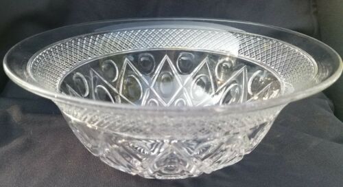 Vtg Imperial Glass Cape Cod 10 1/2" Flanged Rim Bowl Elegant Glass Great Cond !!