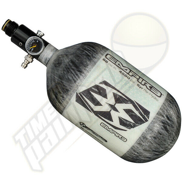 Empire Paintball Carbon Fiber Compressed Air Hpa Tank - 68/4500 - Grey Megalite