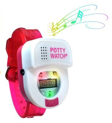 Potty Time Watch Toddler Toilet Training Aid Reminder Timer~ Pink