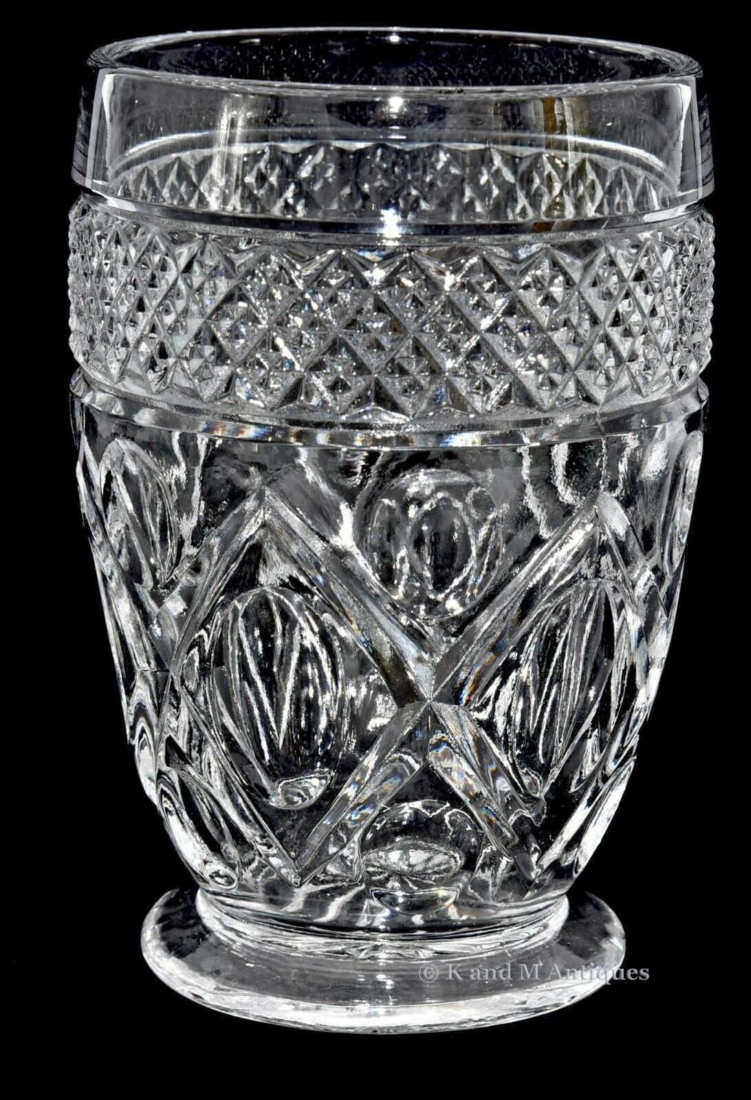Imperial Crystal Cape Cod 9 Ounce #1601 Barrel Tumbler - Made 1951 Only