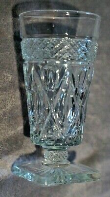 Vintage Imperial Cape Cod Stemmed Juice Glass - 5" Tall X 2 1/2"
