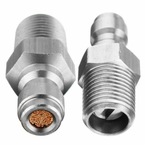 Stainless Steel Paintball One Way Valve Foster Hpa/n2 Fill Nipple Kit 1/8''